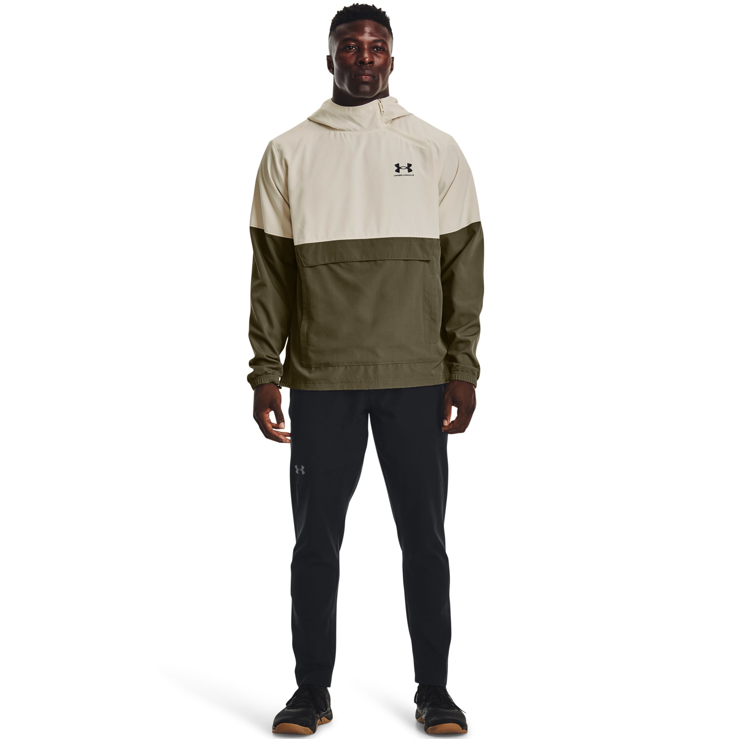 Buy Under Armour Woven Asymethrisch With Zip Training Jacket Men
