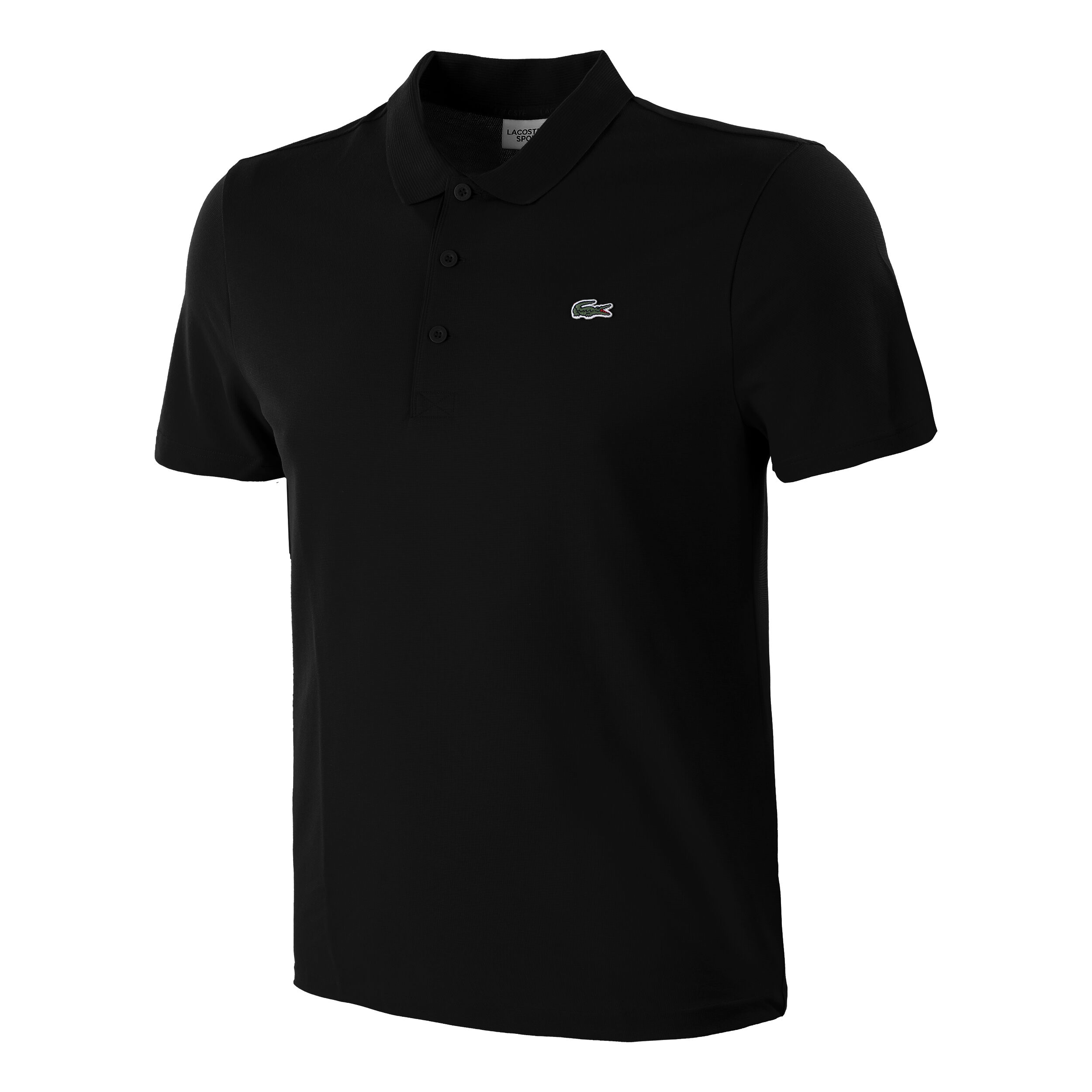 Lacoste slim hot sale fit polo black