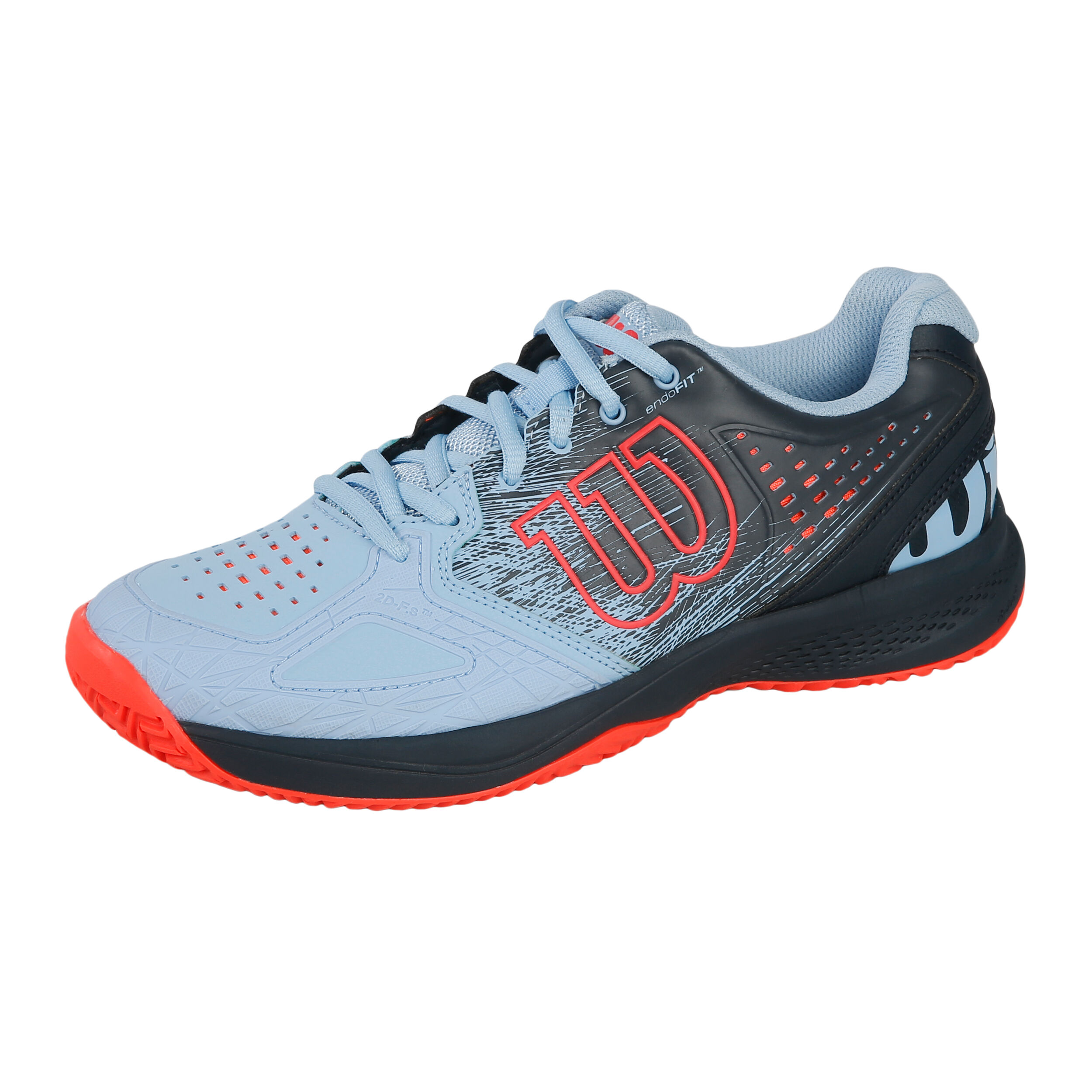 Kaos Comp 2.0 All Court Shoe Women Light Blue Dark Blue