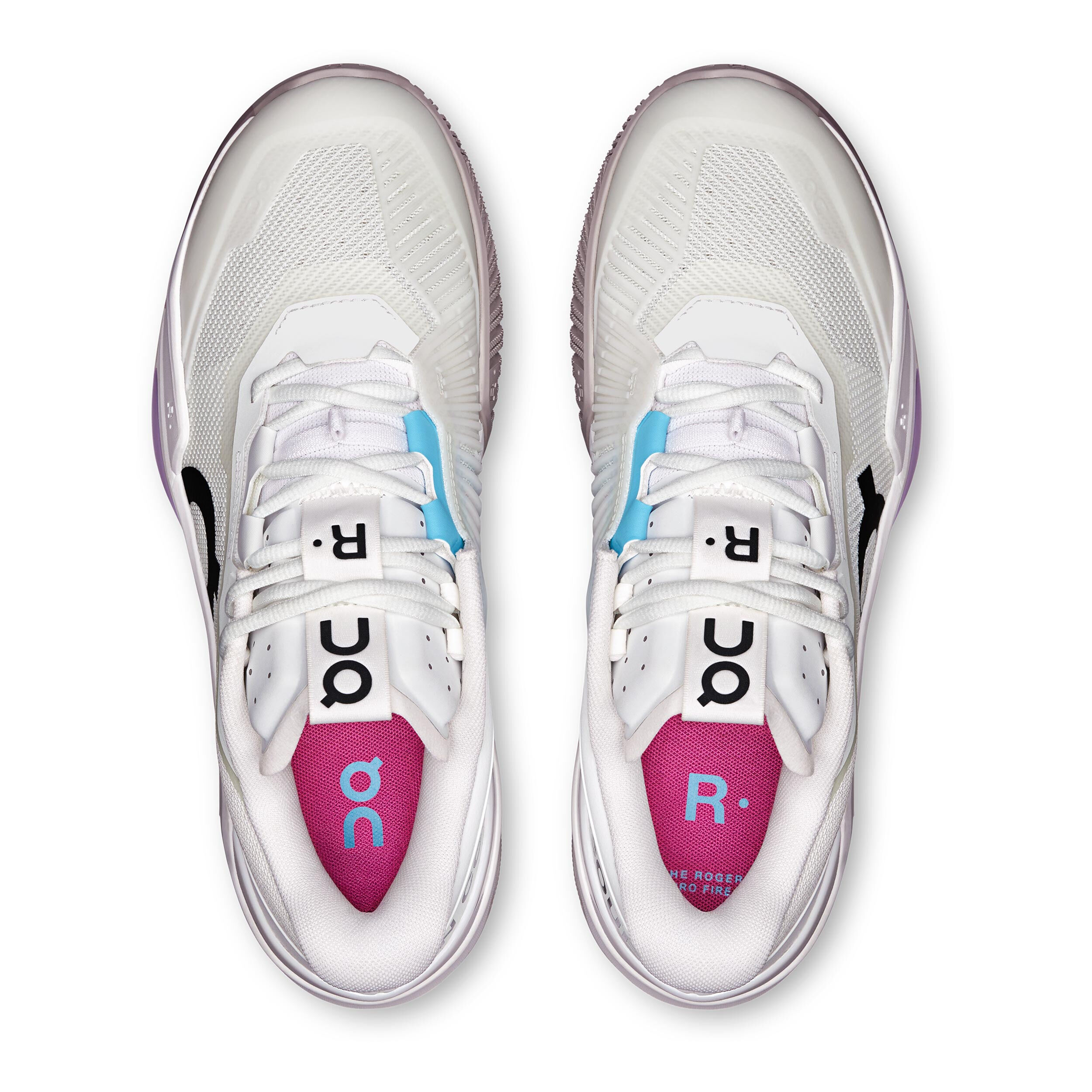 On THE ROGER Pro Fire All Court Shoe Men White, Pink | Tennis-Point