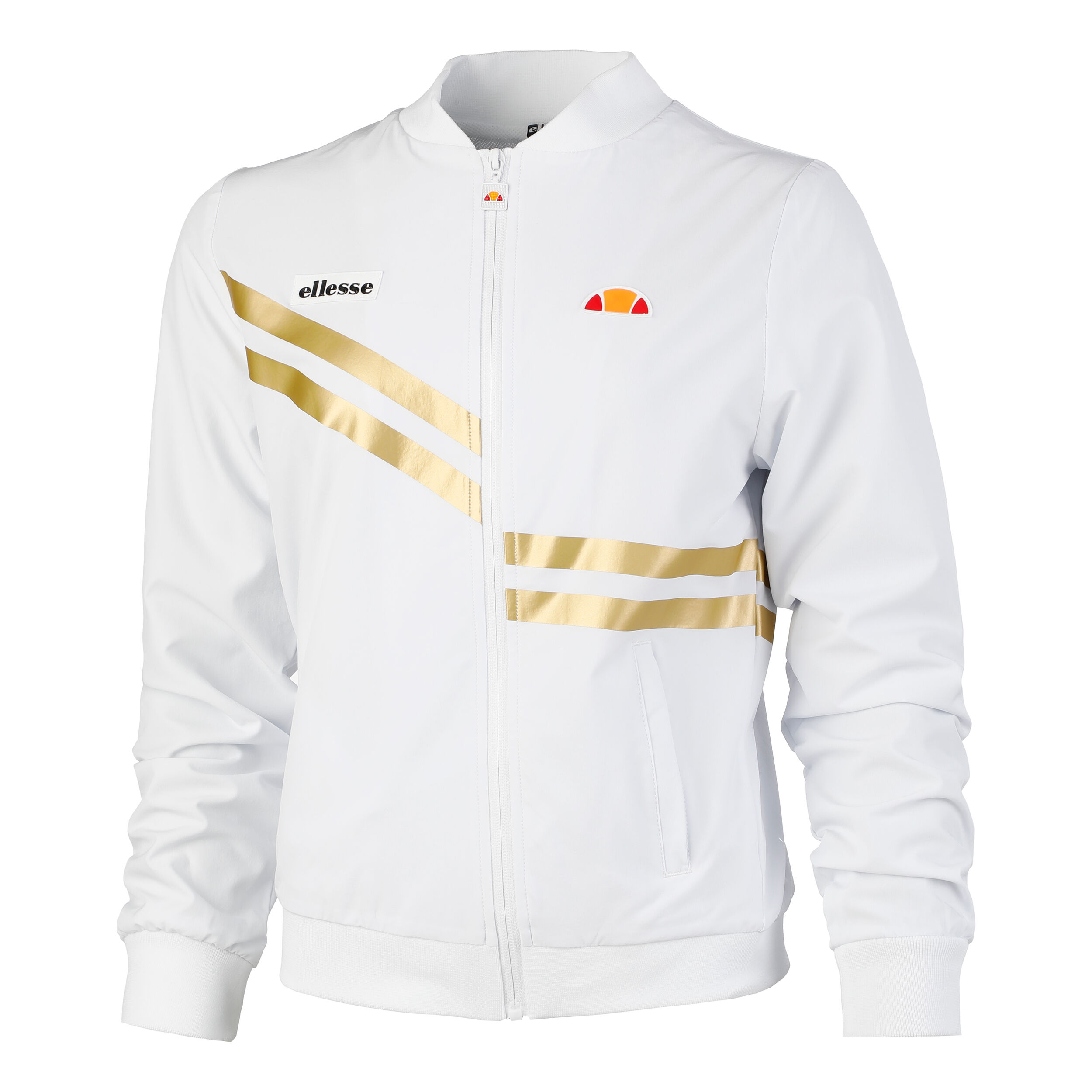 Buy Ellesse Partial Training Jacket Women White Gold online Tennis Point COM