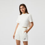 Björn Borg Clothing Björn Borg Studio Oversized Cropped T-Shirt Women-Cream