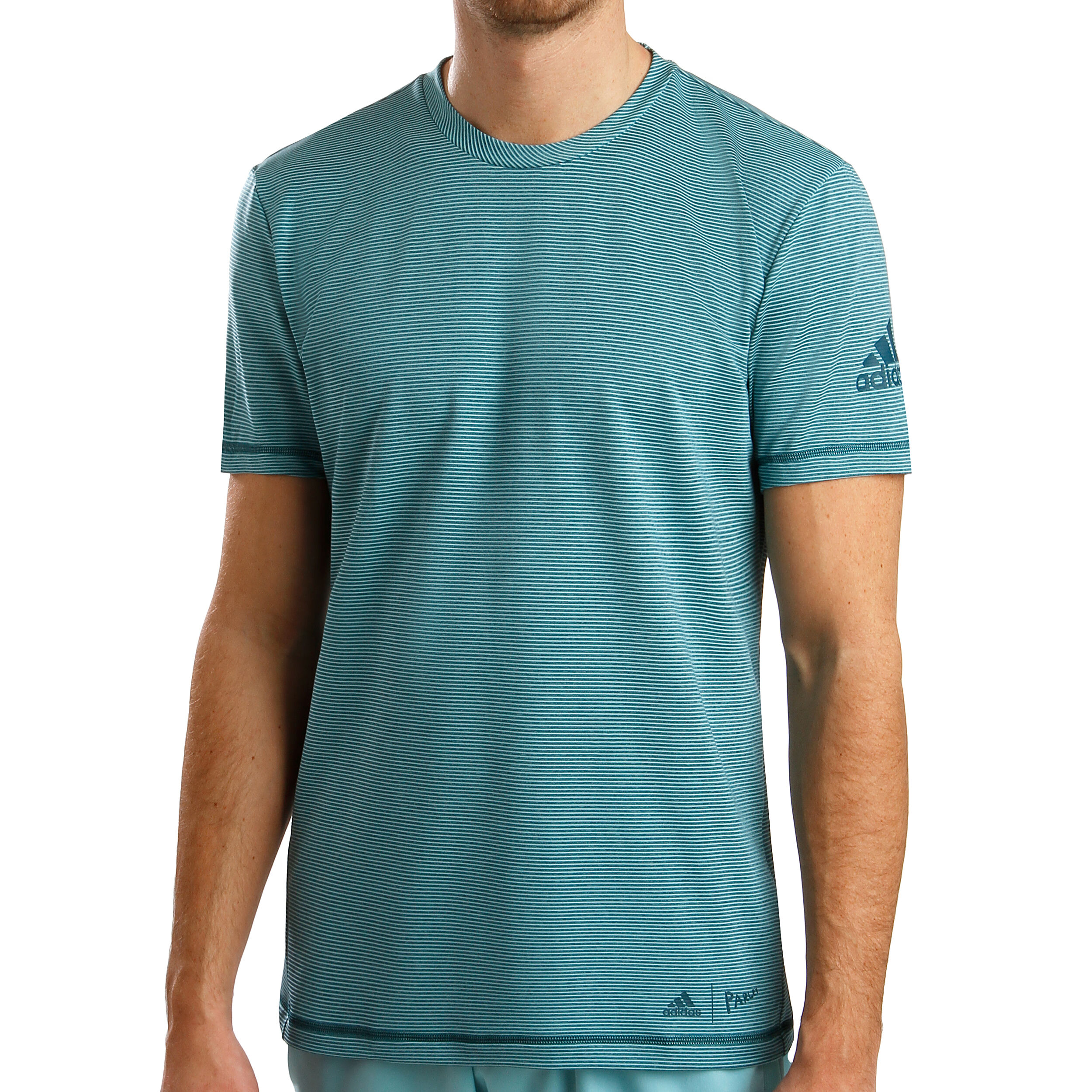 Adidas parley striped tee clearance