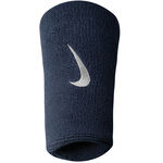 Nike Clothing Nike Swoosh Doublewide Wristband 2 Pack-Dark Blue,White