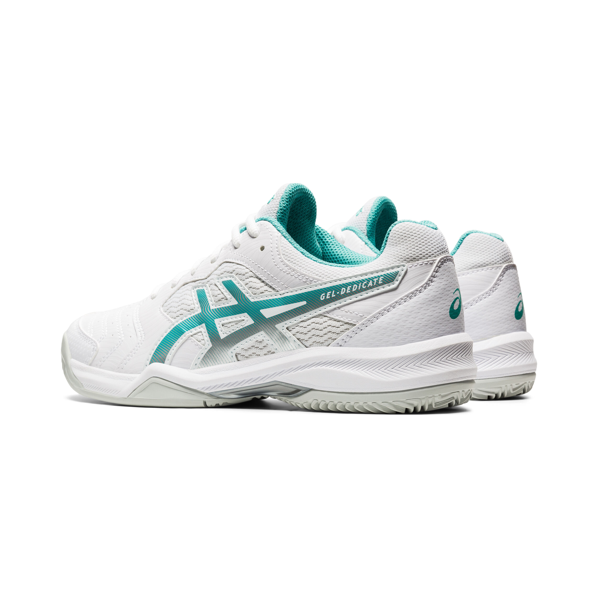 Buy ASICS Gel Dedicate 6 Clay Court Shoe Women White Turquoise