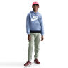Club Fleece Hoody Kids-blue grey,white