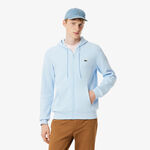 Lacoste Clothing Lacoste Core Lifestyle Zip Hoodie Men-Light Blue