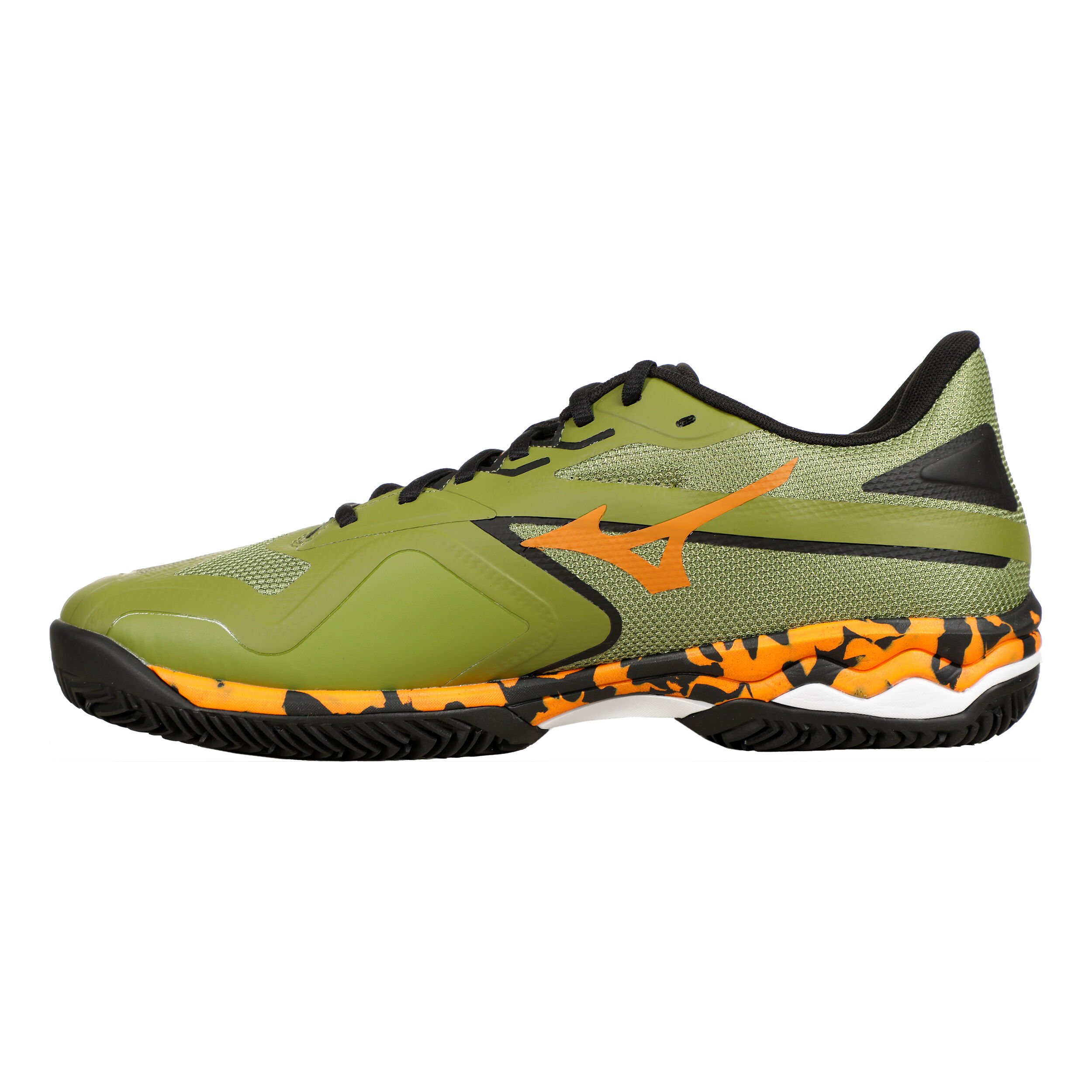Mizuno running a4 mens olive top