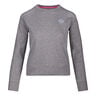 Mirella Basic Crew Sweatshirt Women-Lightgrey,White
