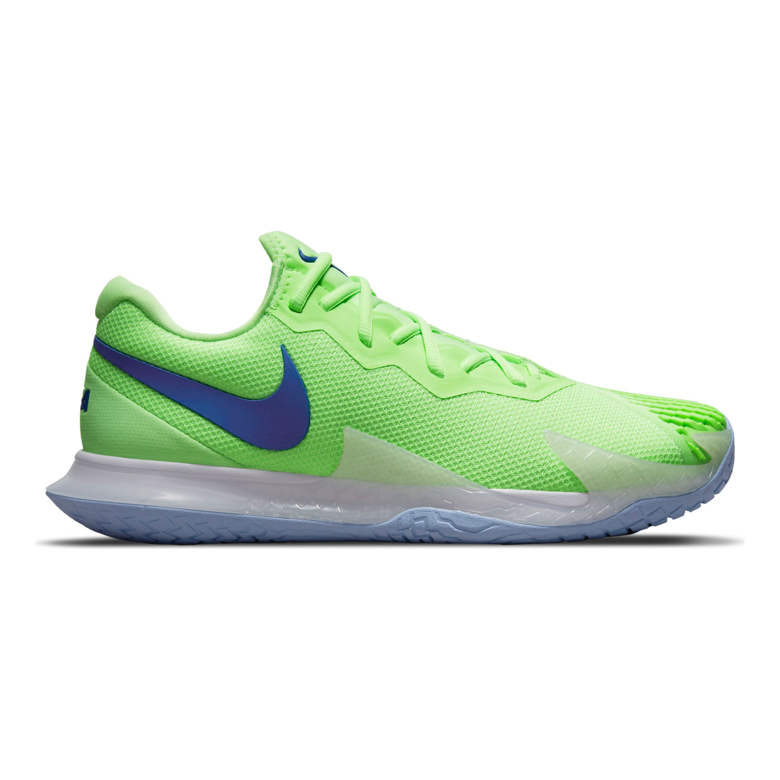 Rafael Nadal Zoom Vapor Cage 4 All Court Shoe Men Neon Green Blue