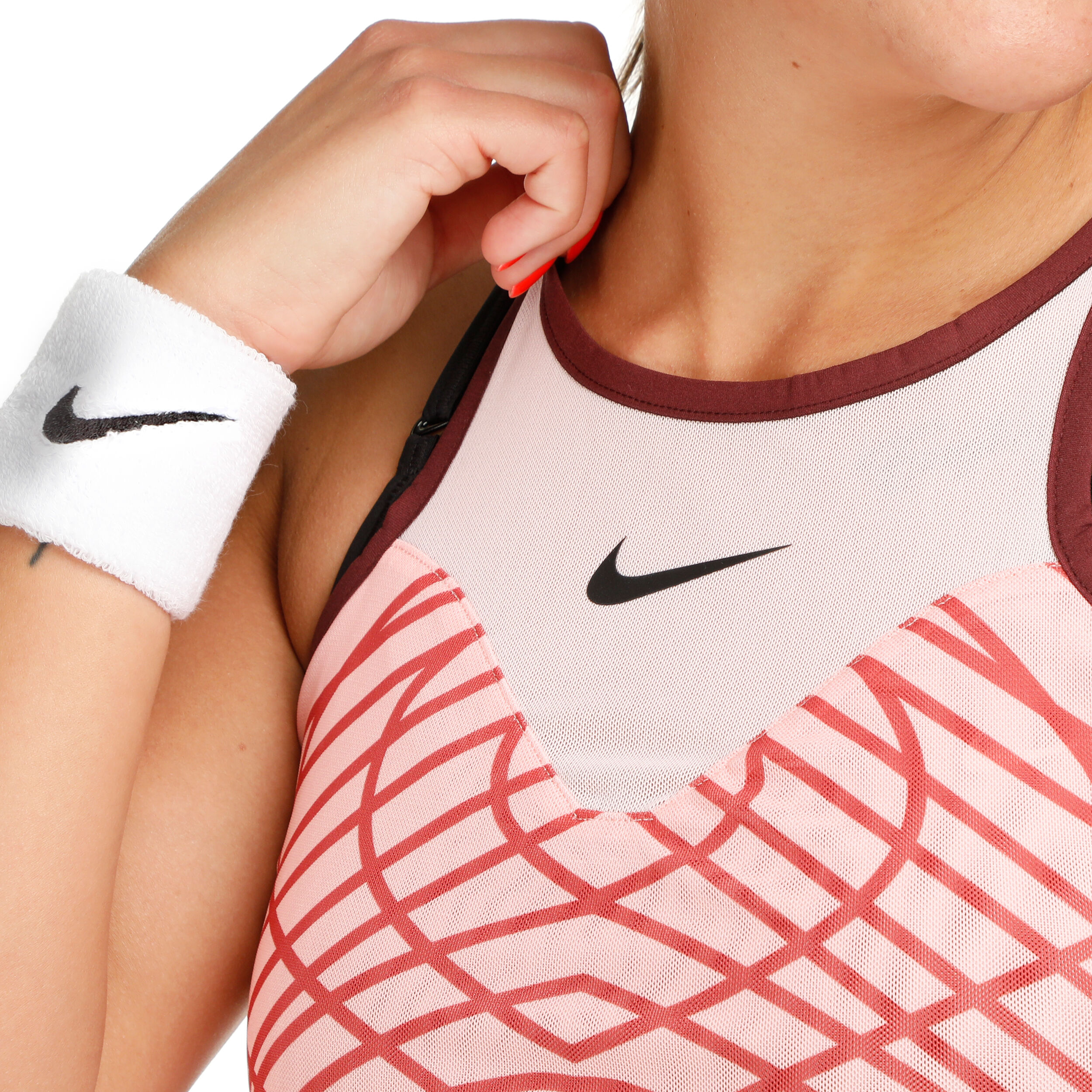Dri Fit Court Slam RG Tank Top Women Pink Coral