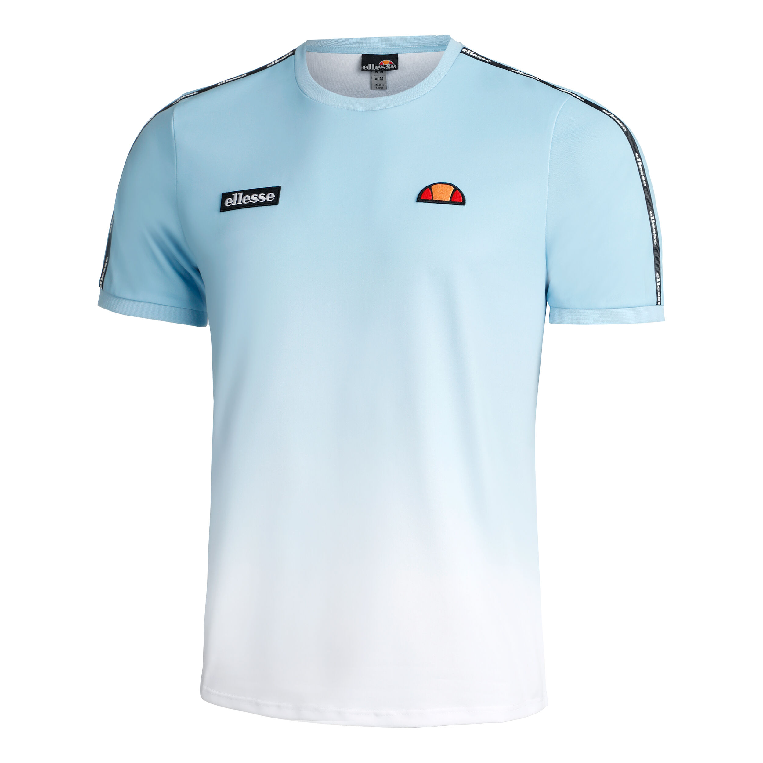 Buy Ellesse Macina T Shirt Men Light Blue White online Tennis