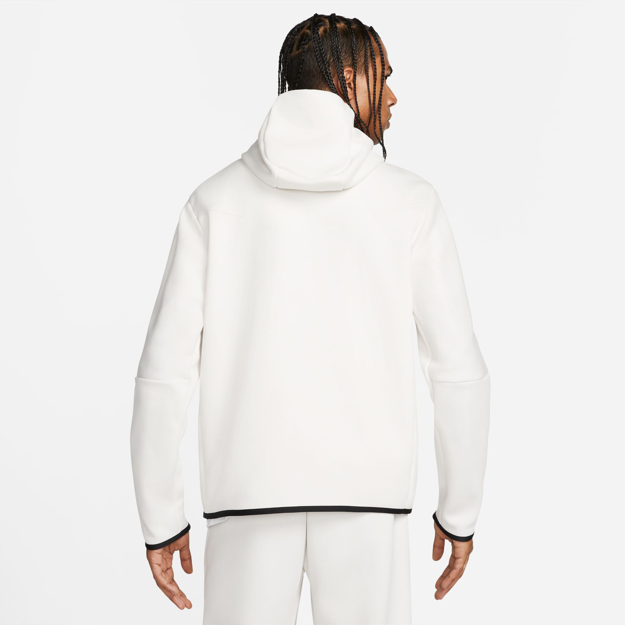 Sportswear Tech Fleece Zip Hoodie Men White Black