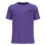 Odlo Clothing Odlo Essential Print Running Shirt Men-Violet