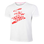 BIDI BADU Clothing BIDI BADU Saliou ÖTV Lifestyle T-Shirt Men-White,Red