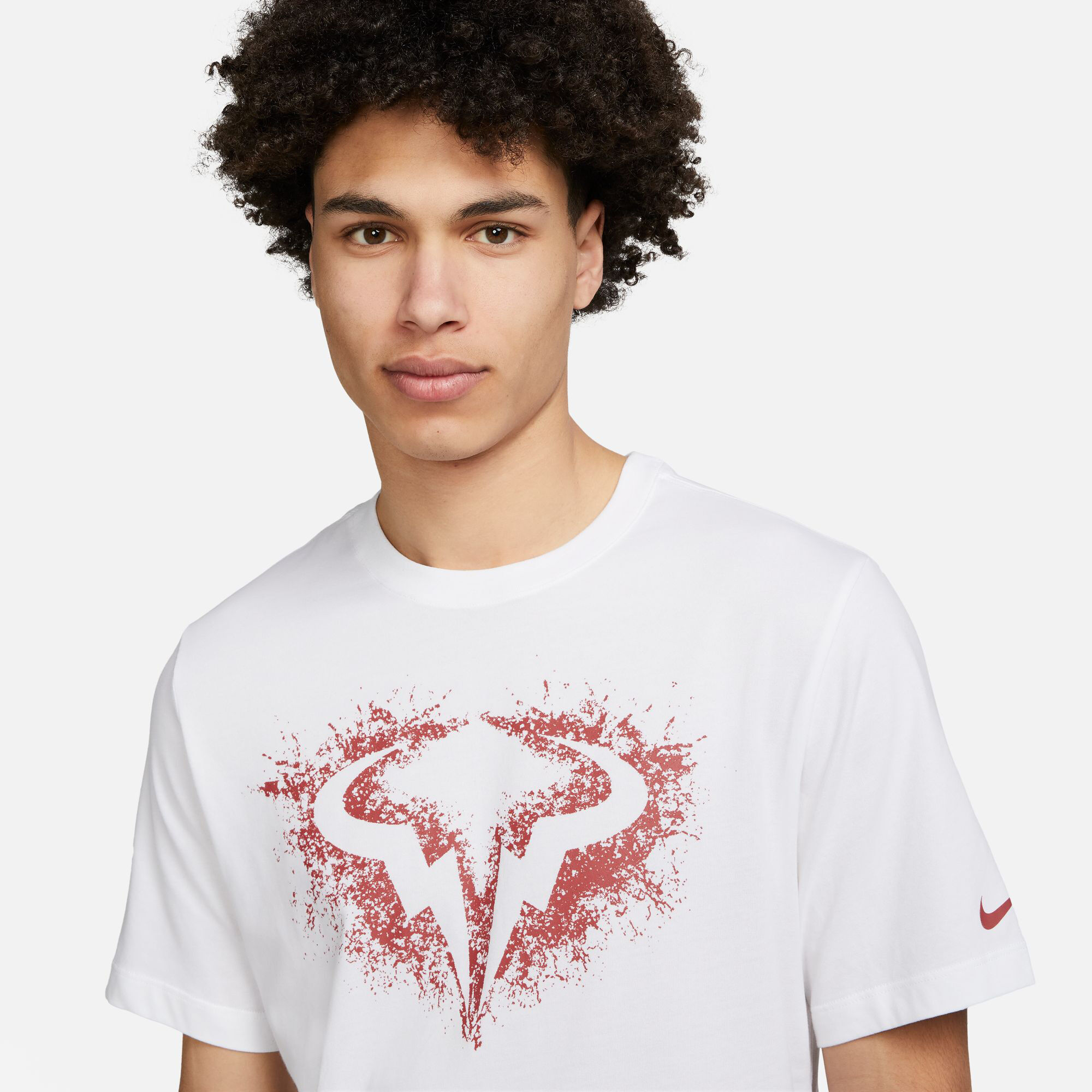 Dri Fit Rafa Nadal Court SU23 T Shirt Men White Multicoloured