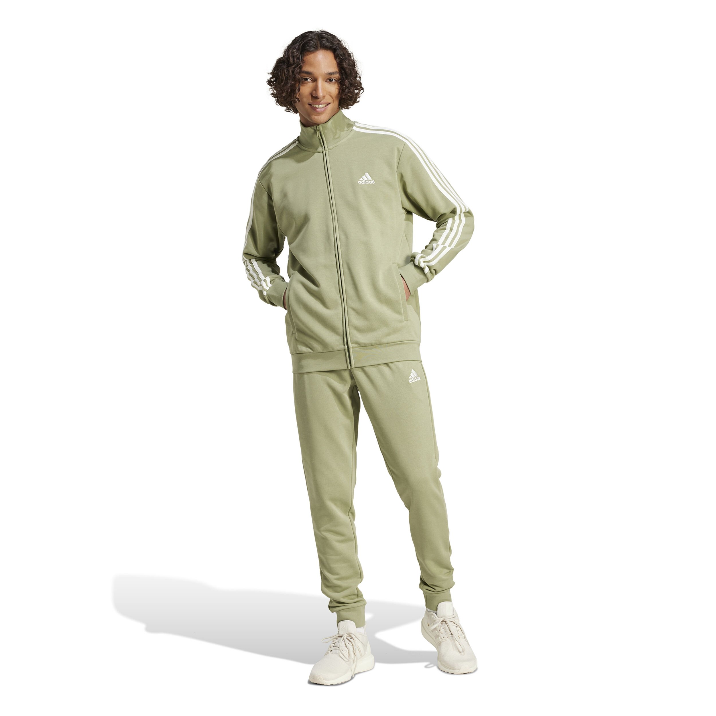 Cream adidas tracksuit outlet