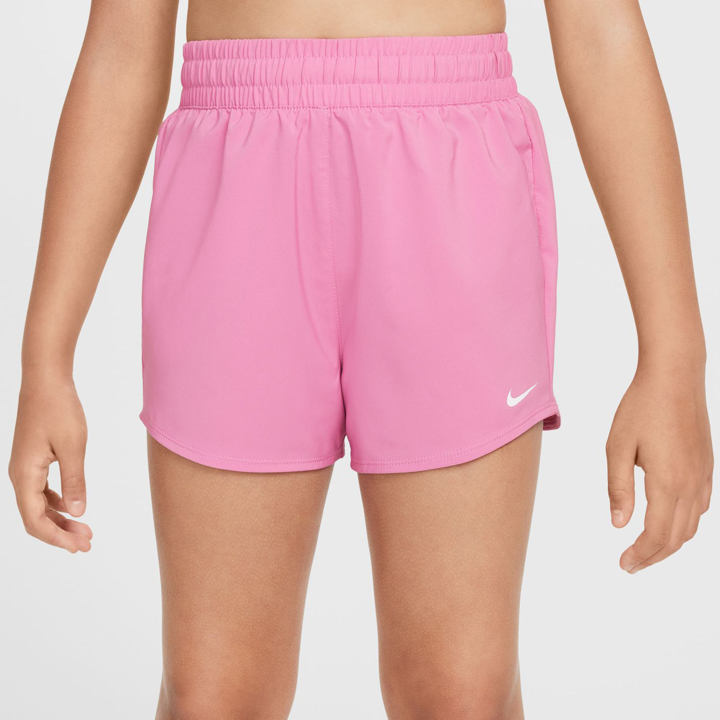 One Woven HR Shorts Girls Pink White