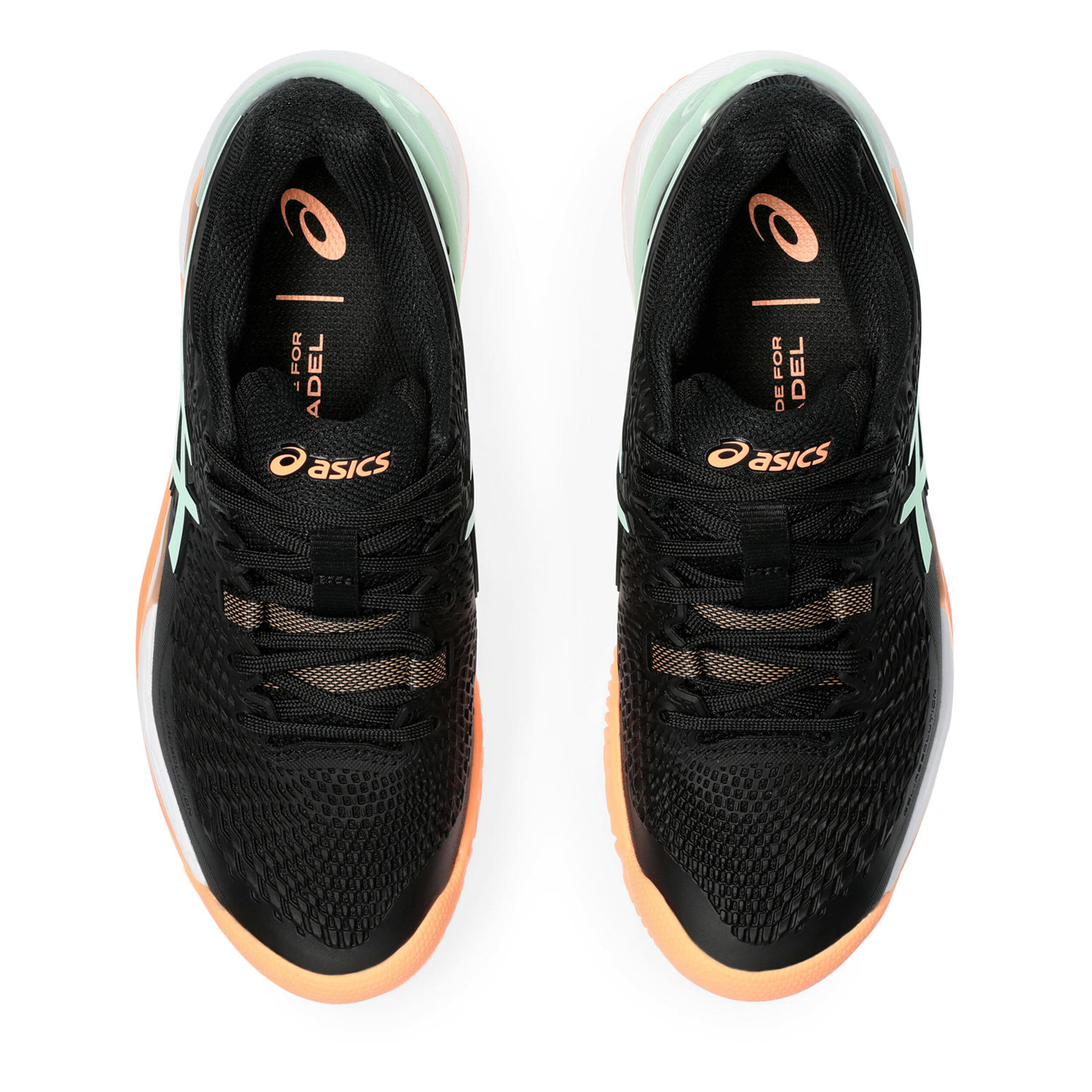 Asics black tennis shoes womens cheap