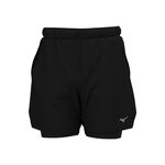 Mizuno Clothing Mizuno Core 2in1 7.5inch Running shorts Men-black