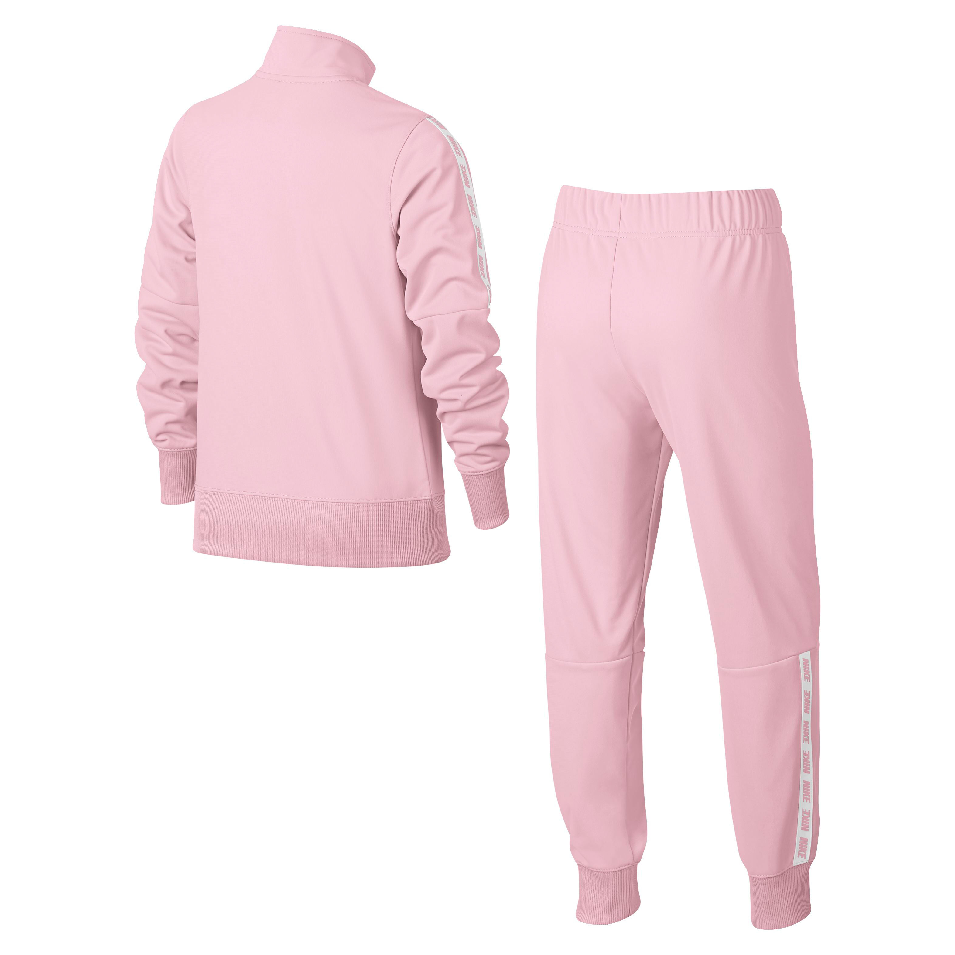 Womens nike on sale tracksuit set pink