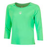 Joy Mixed Long sleeve Women-green, white
