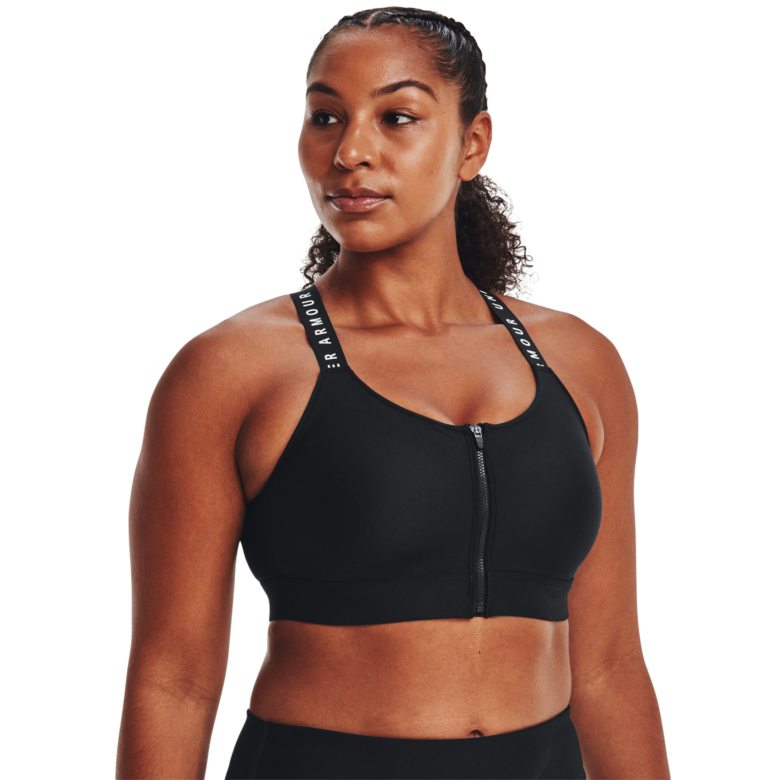 Buy Under Armour Infinity High Zip Sports Bras Women Black online