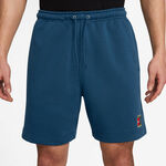 Nike Clothing Nike Court Dri-Fit Heritage Fleece Shorts Men-Blue Grey