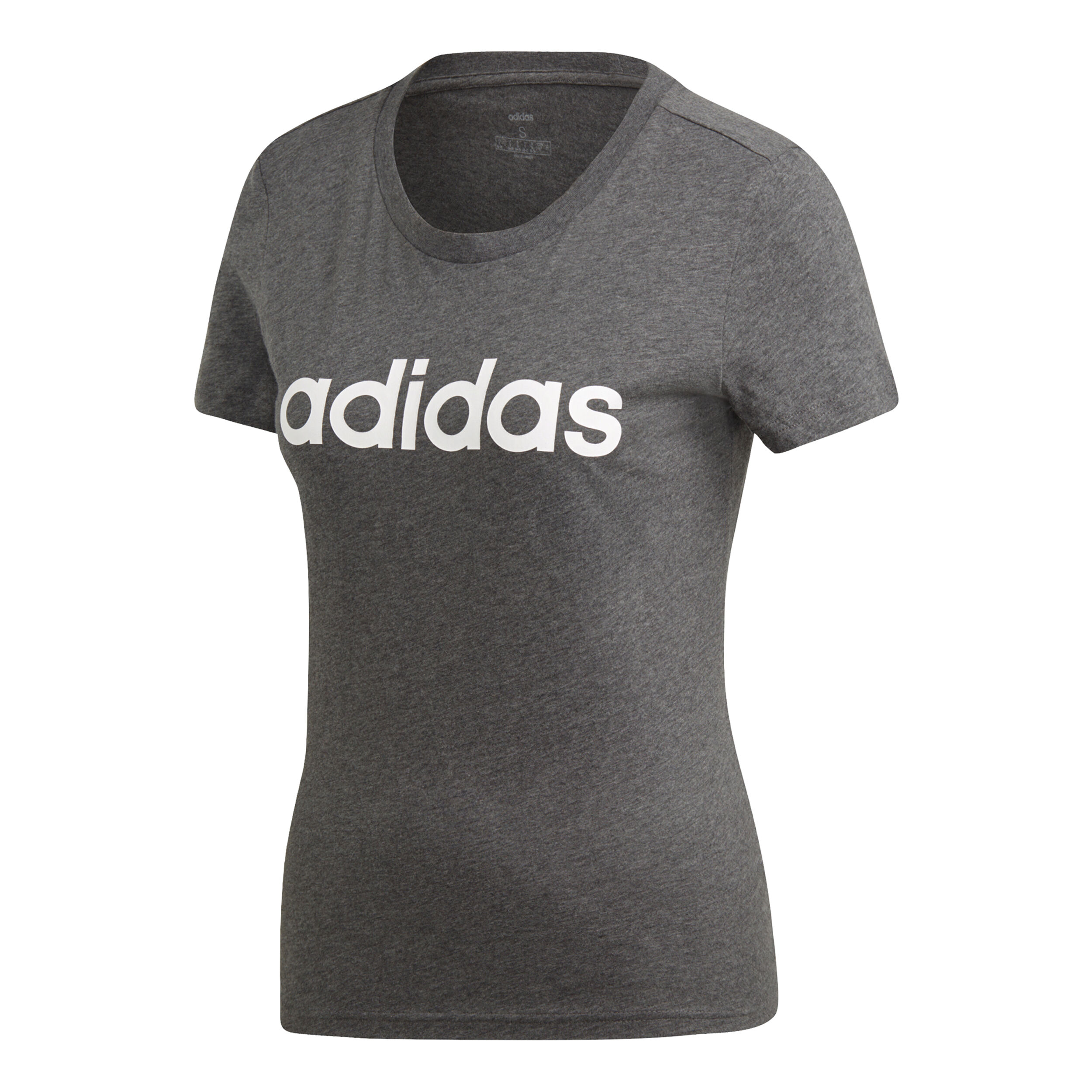 Adidas essentials shop linear slim tee