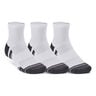 Performance Tech Quarter Tennis Socks 3 Pack-White