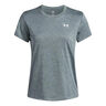 Tech Twist T-Shirt Women-blue grey