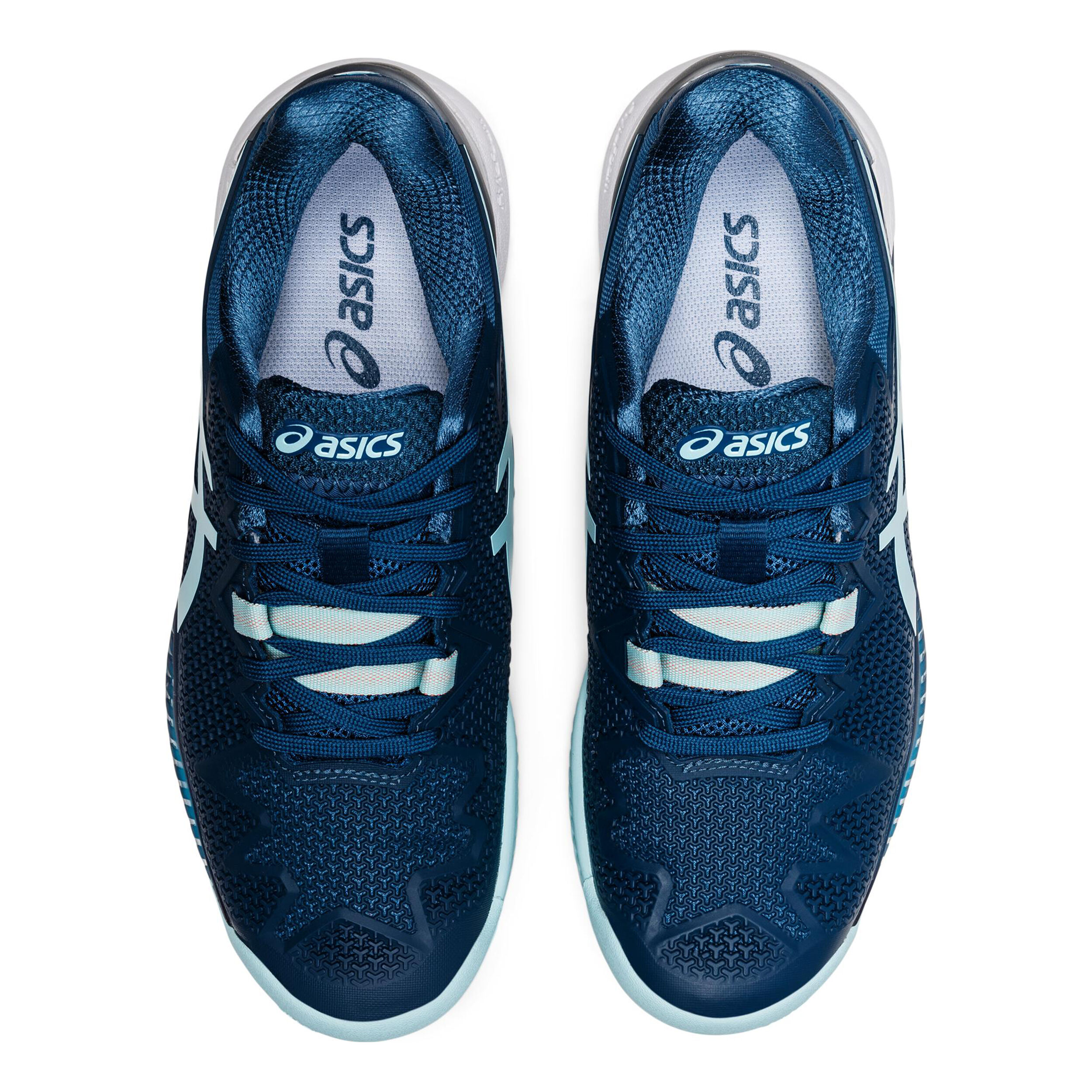 Asics on sale bleu gris