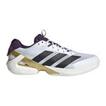 adidas Tennis shoes adidas Adizero Ubersonic 5 All Court Shoe Men-White Aluminum,Gold