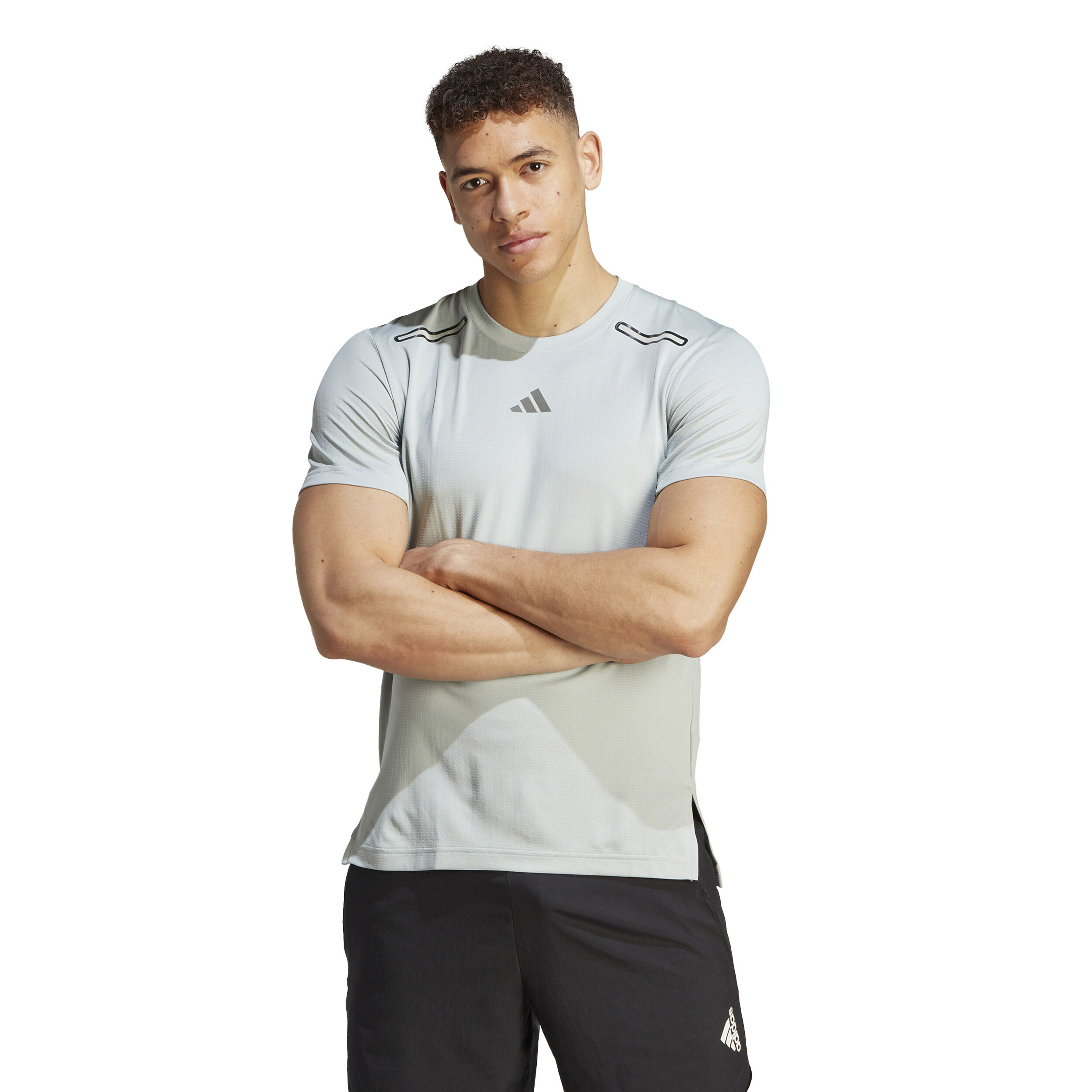 Buy adidas Herren T Shirt Men Grey online Tennis Point COM