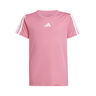 Training Essentials 3 Stripes T-Shirt Kids - rose, white