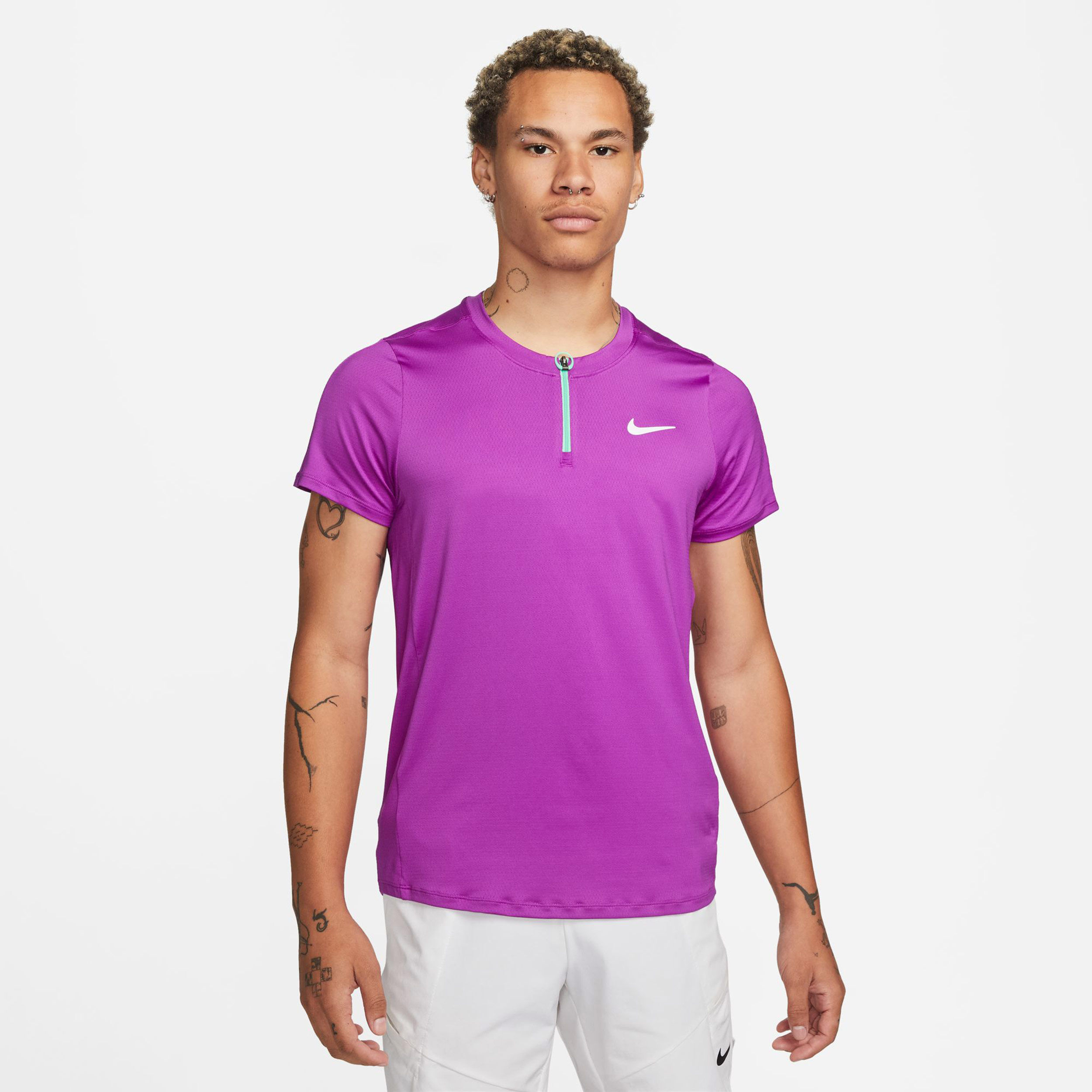 Nike men's court best sale dry tennis polo