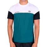 Sergio Tacchini Tennis apparel Sergio Tacchini Prave 024 PL T-Shirt Men - white, petrol