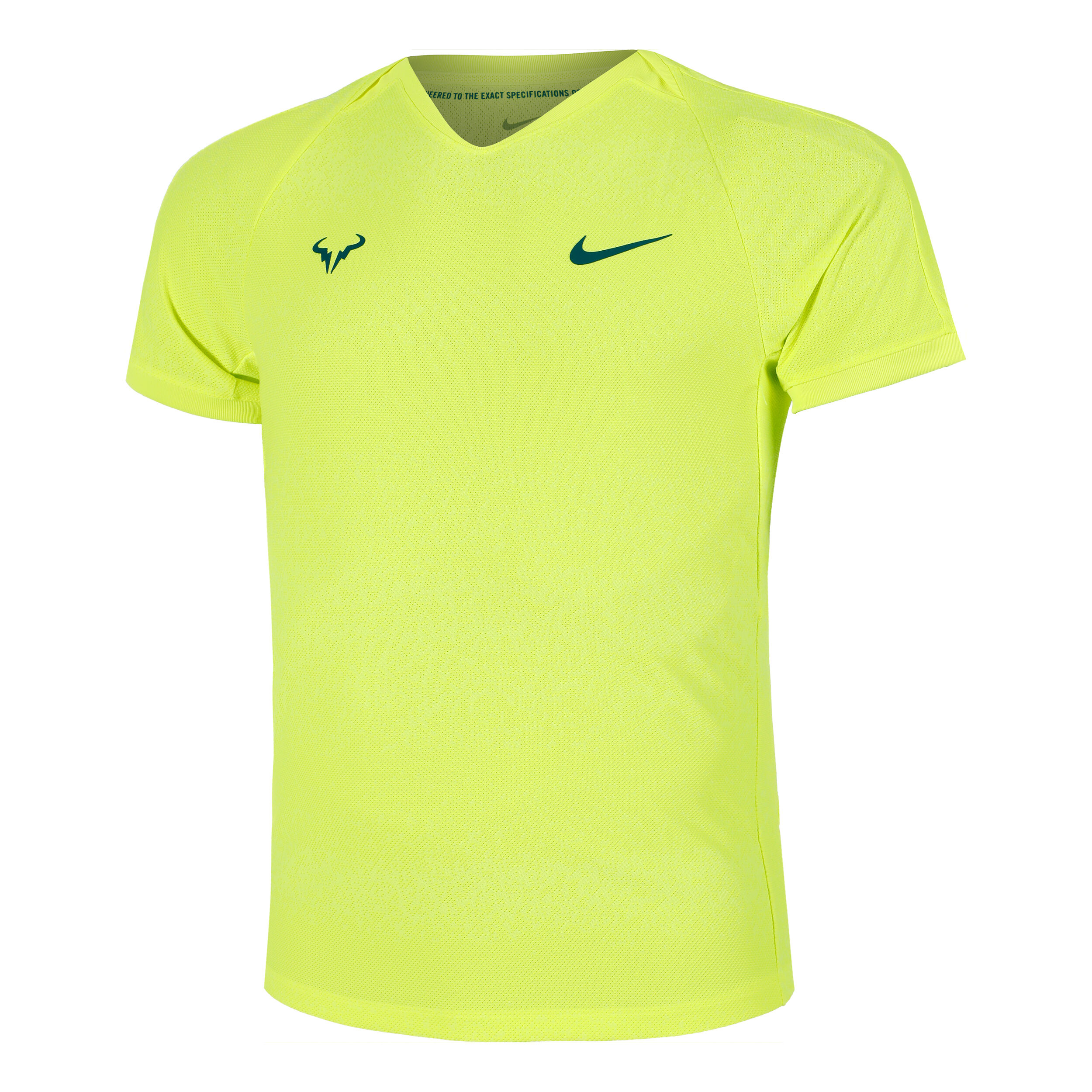 Dri Fit RAFA Advantage T Shirt Men Neon Yellow
