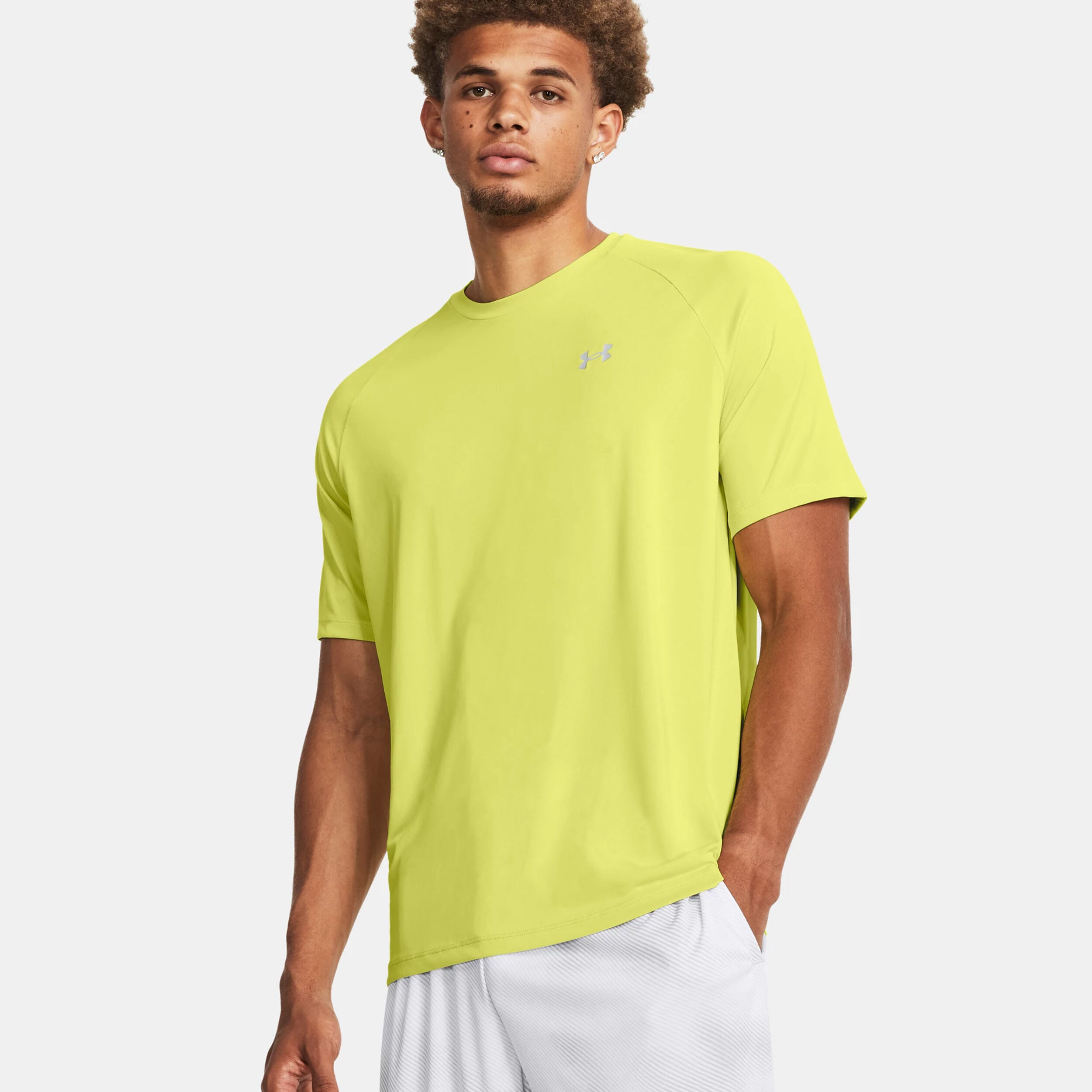 Buy Under Armour Tech Reflective T Shirt Men Lime online Tennis