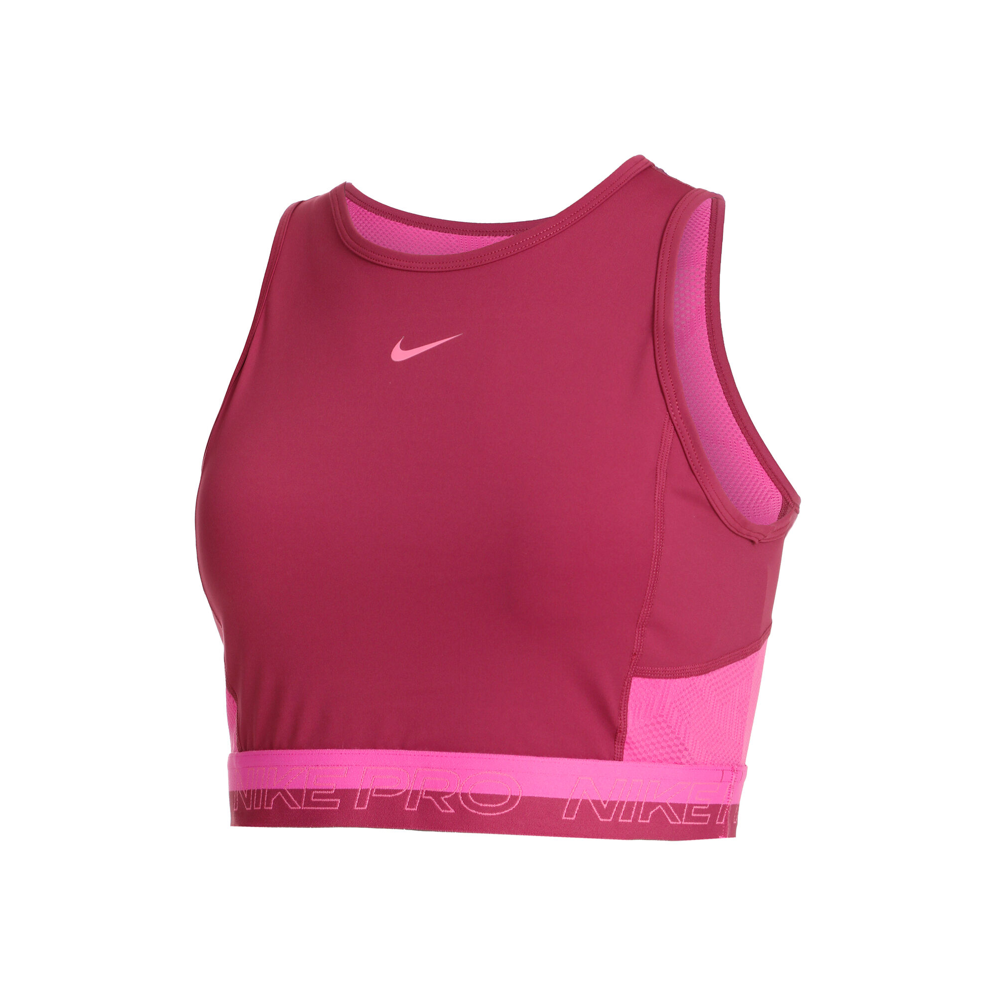 Pink Dri-Fit Racerback Crop top (built in sports bra) – HEAD-ON