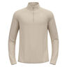 Zeroweight Warm Mid Layer 1/2 Zip Running Shirt Men-Silver