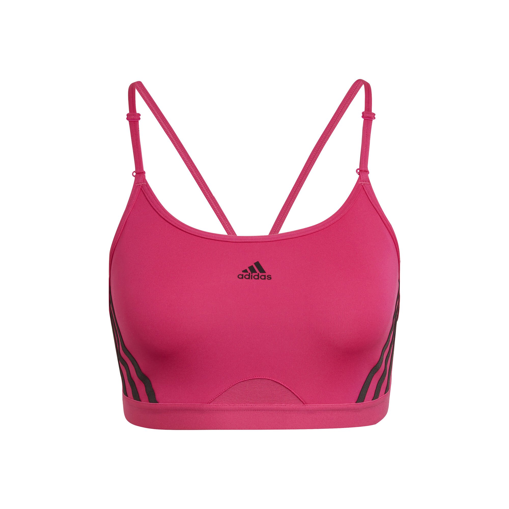 Aeroreact Low-Support 3 Stripes Sports Bras Women - Pink