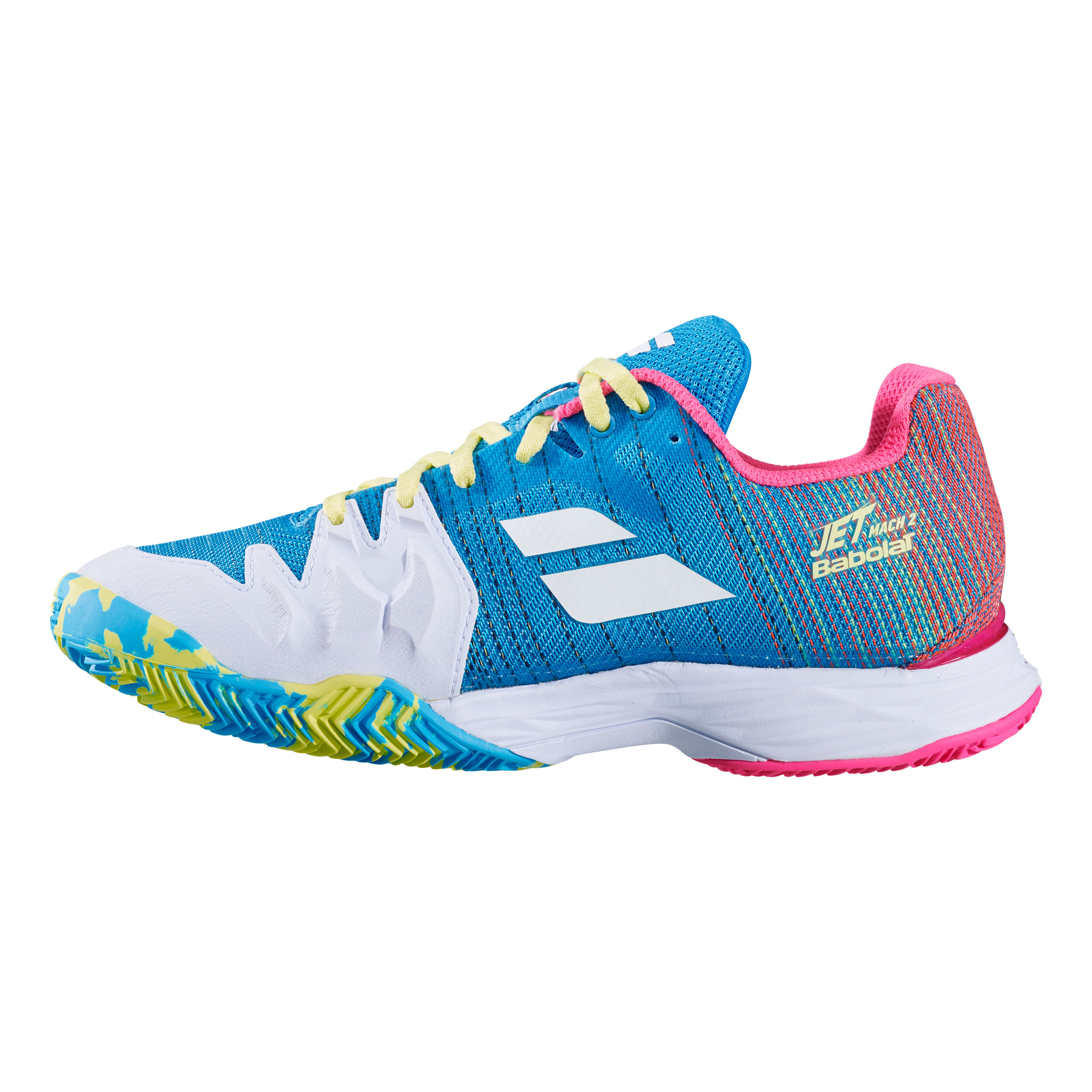 Jet Mach II Clay Court Shoe Women Turquoise Pink