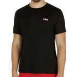 Fila T-Shirt Fila   Logo  T-Shirt Men-black