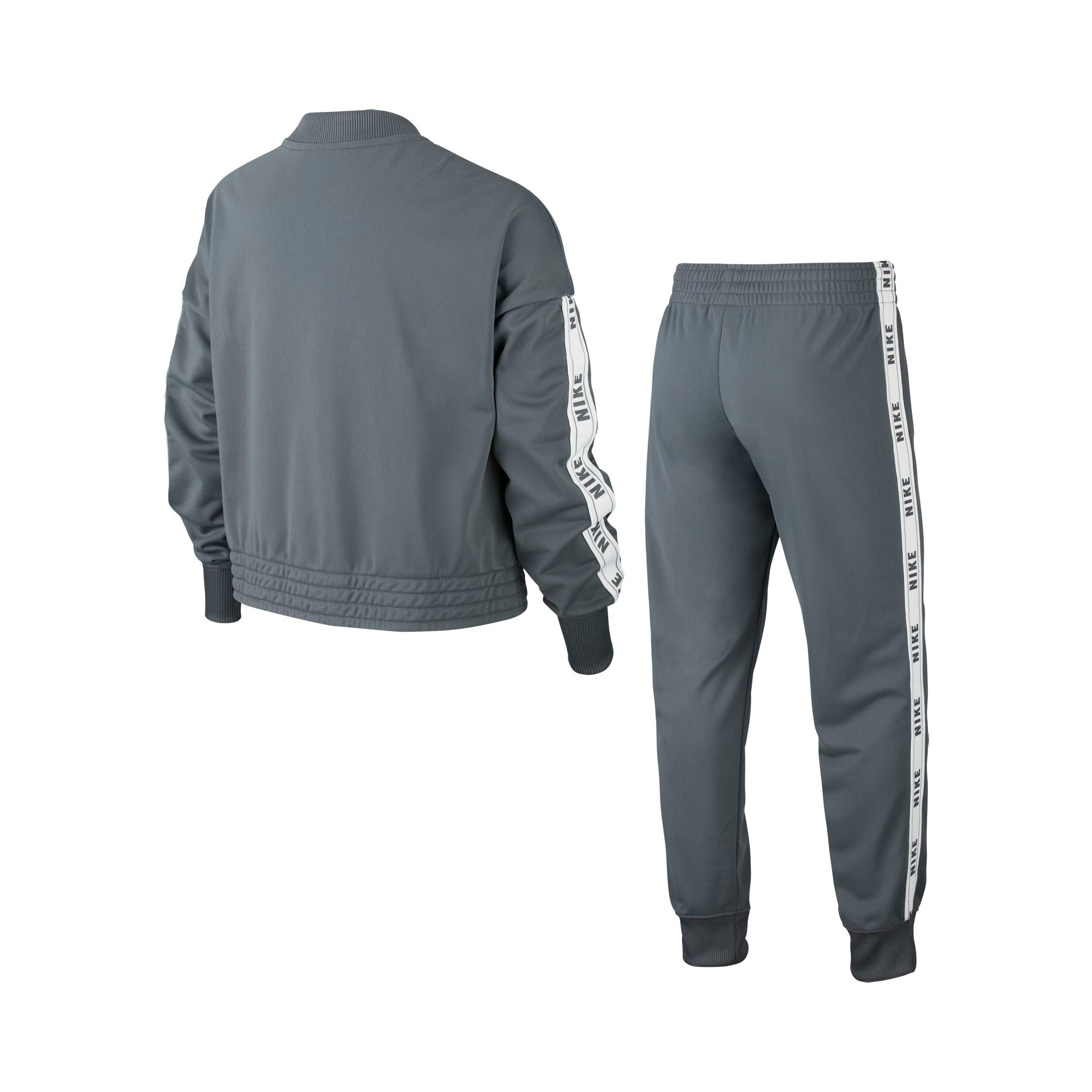 Grey nike online tracksuit girls