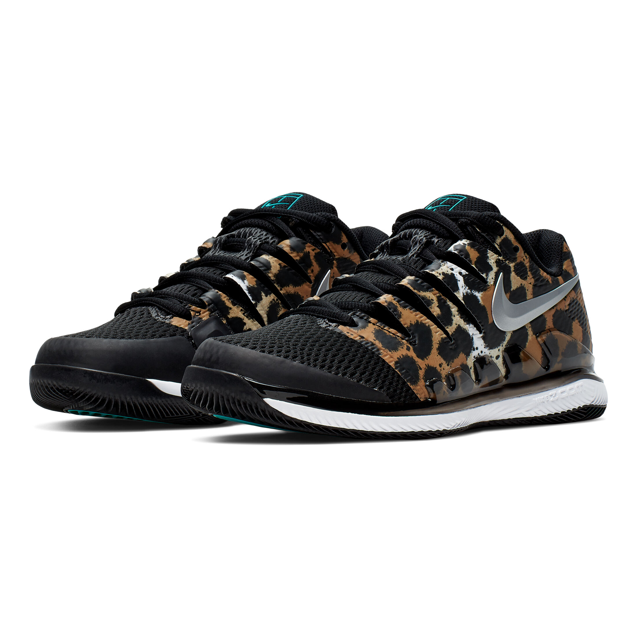 Nike women's air zoom vapor x tennis shoes wheat and black sales