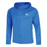 Crew Hood Training Jacket Men-Blue