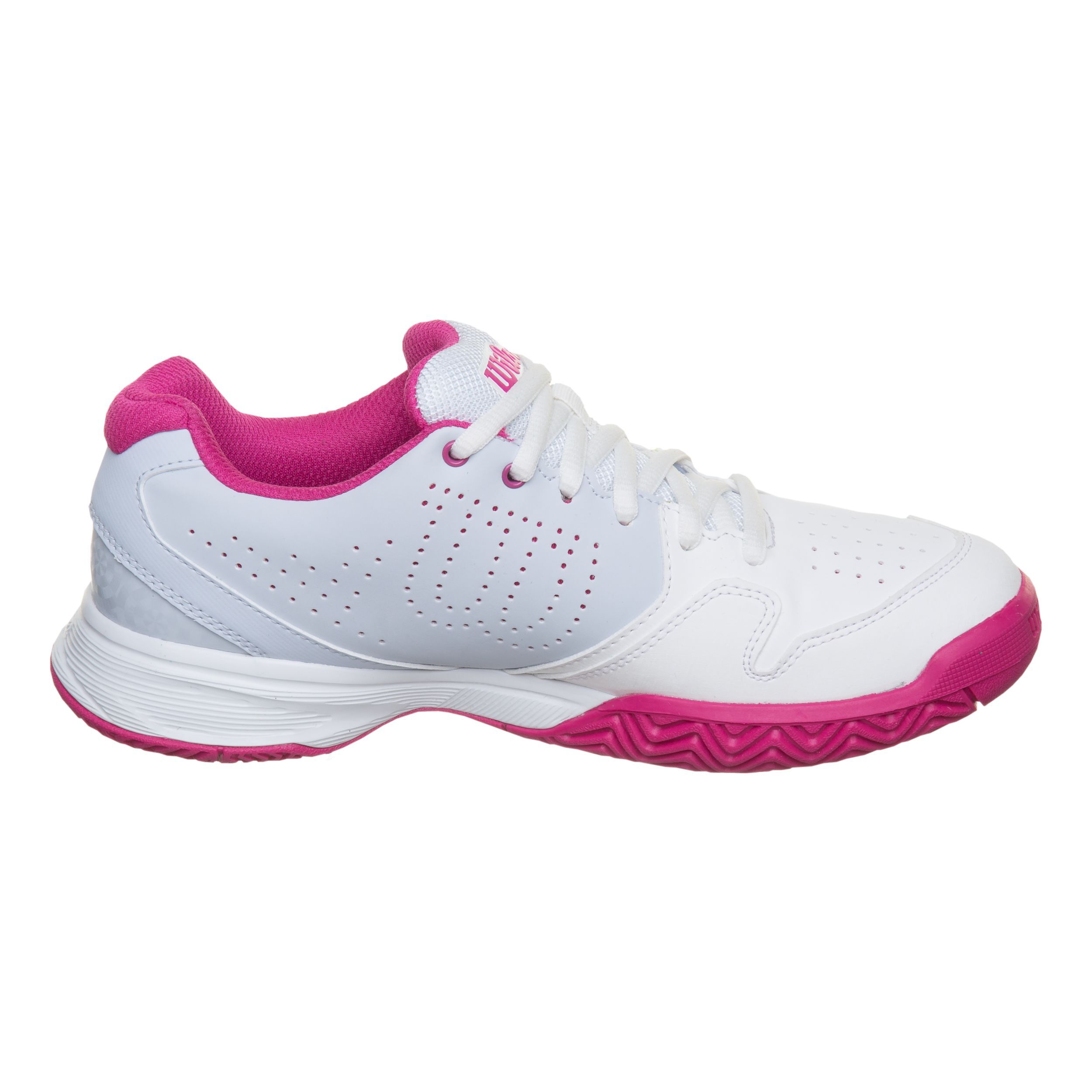 Buy Wilson Kaos Stroke All Court Shoe Women White, Pink