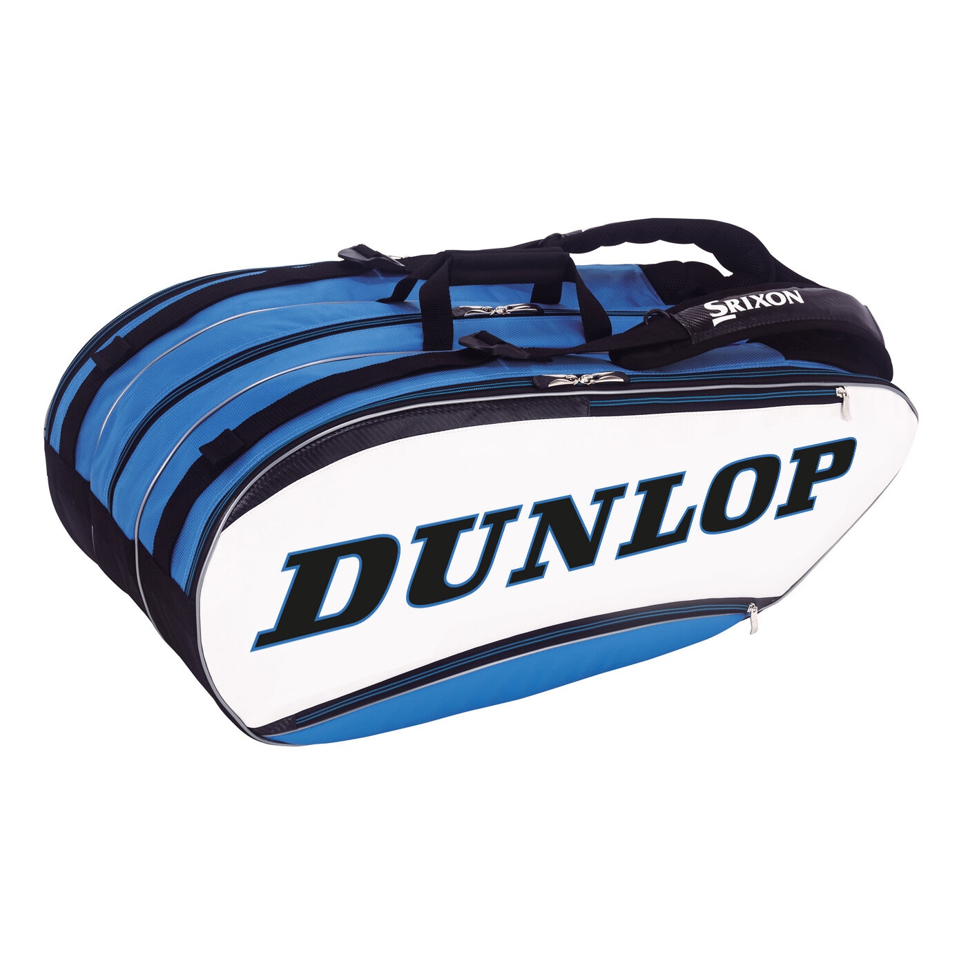 Srixon 12 Racket Bag White Blue