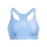 Heatgear High Sports bras Women - light blue, white